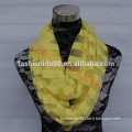 Yellow Striped Lightweight infinity Scarf